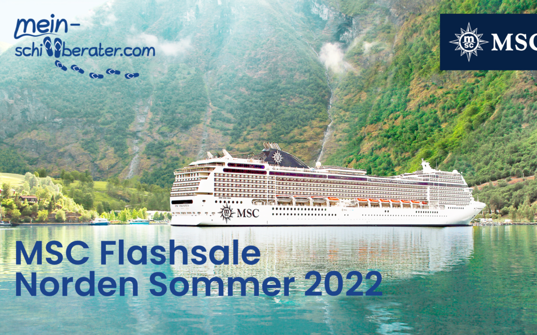 MSC Flashsale Norden Sommer 2022