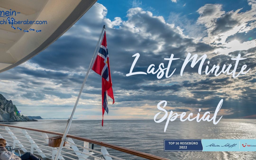 Mein Schiff Last Minute Special | Norwegen Balkonkabine 1.199€ | Nur 20% Einzelzuschlag!