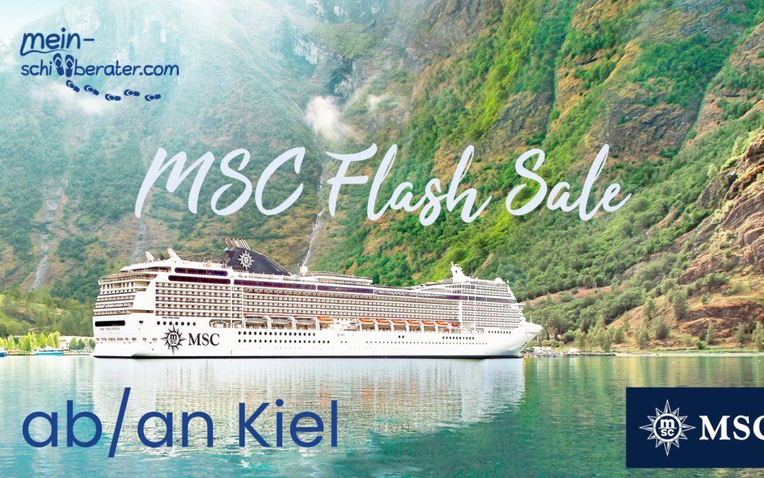 MSC Cruises- Norwegische Fjorde Flash-Sale ab 499€ p.P.