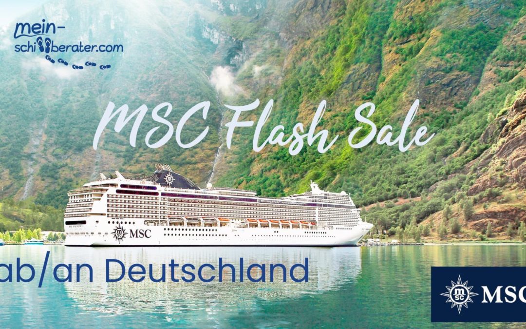 MSC Flash-Sale Island, Spitzbergen & Nordkap von Hamburg & Kiel ab 799€ p.P.