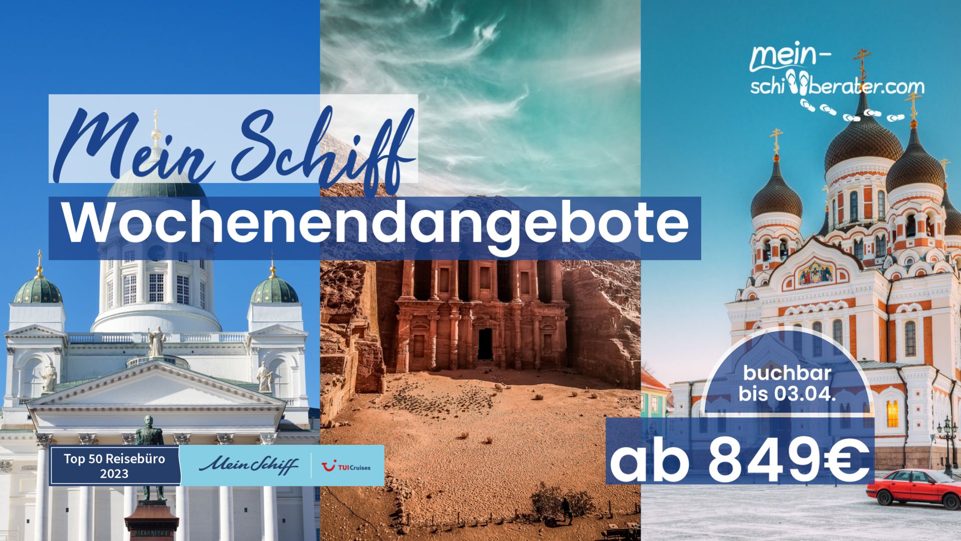 Auszeit an Bord mit den neuen Mein Schiff Wochenendangeboten