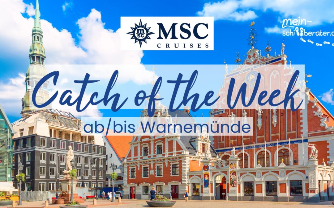 MSC Catch of the week: buche deine stark reduzierte Kreuzfahrt