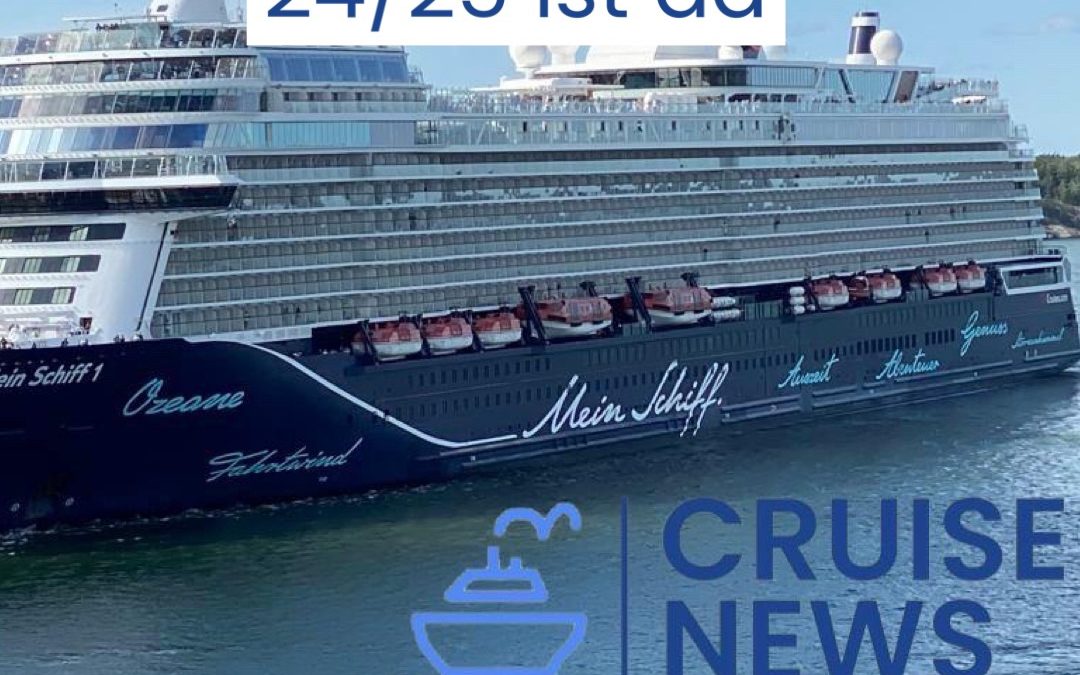 Neue Logbücher für Winter 2024/25 von TUI Cruises veröffentlicht – Jetzt vormerken und bald buchen!