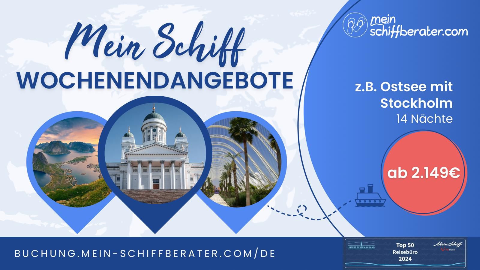 Hoch die Hände Wochenende mit deinen Mein Schiff Wochenendangeboten