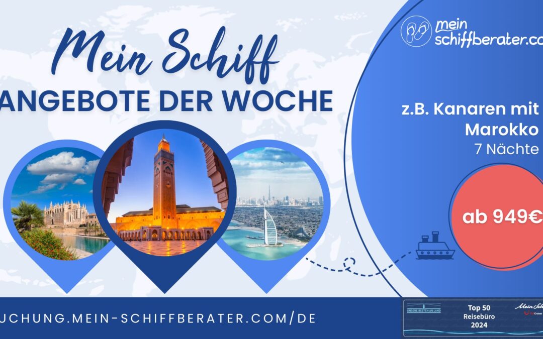 Bereit für eine Auszeit? Die neuesten Mein Schiff Deals erwarten dich!