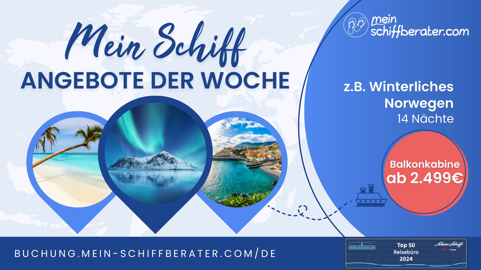 Mein Schiff Angebot der Woche: Mit Mein Schiff in die Karibik