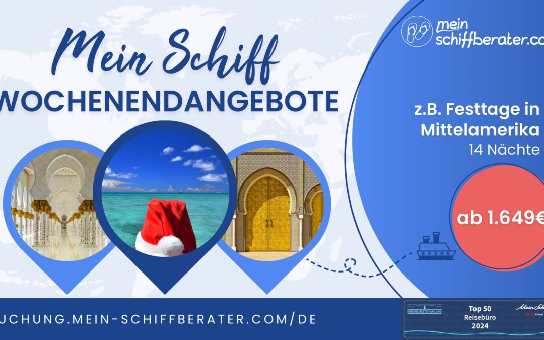 Dein perfektes Fest: Weihnachtszauber & Silvester-Spektakel mit Mein Schiff®