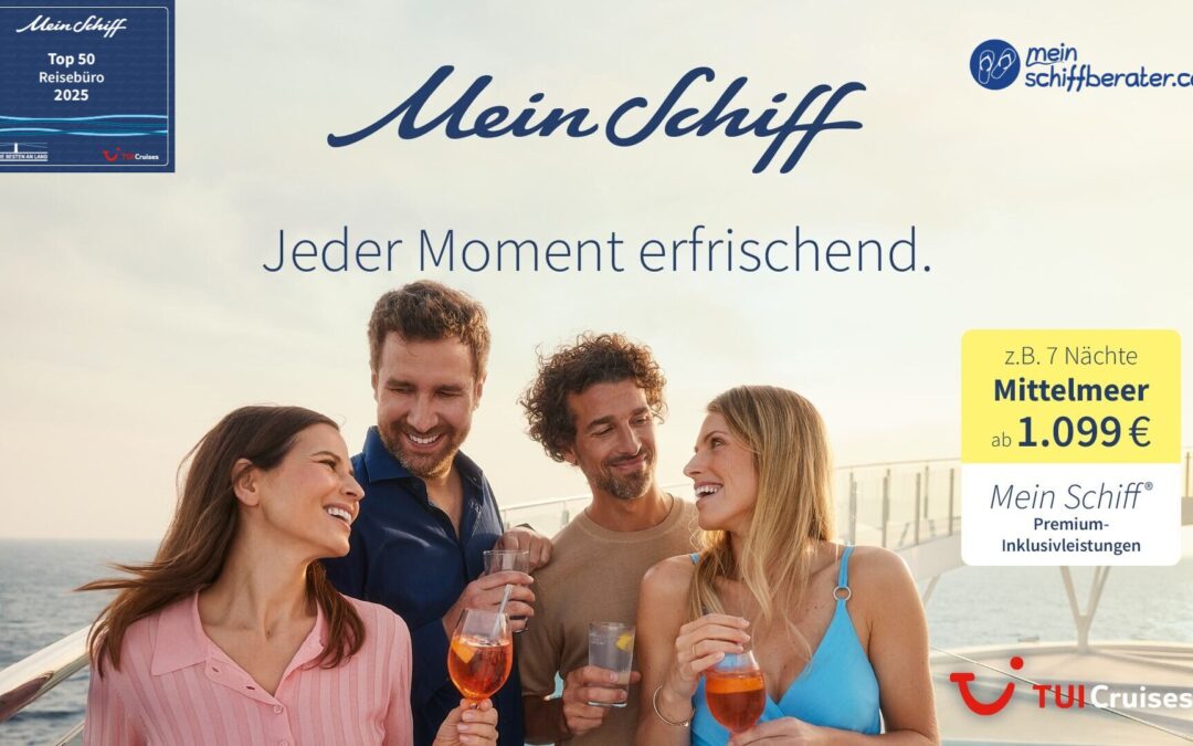 Jeder Moment eine Reise für sich – Deine Kreuzfahrt mit der Mein Schiff® Flotte