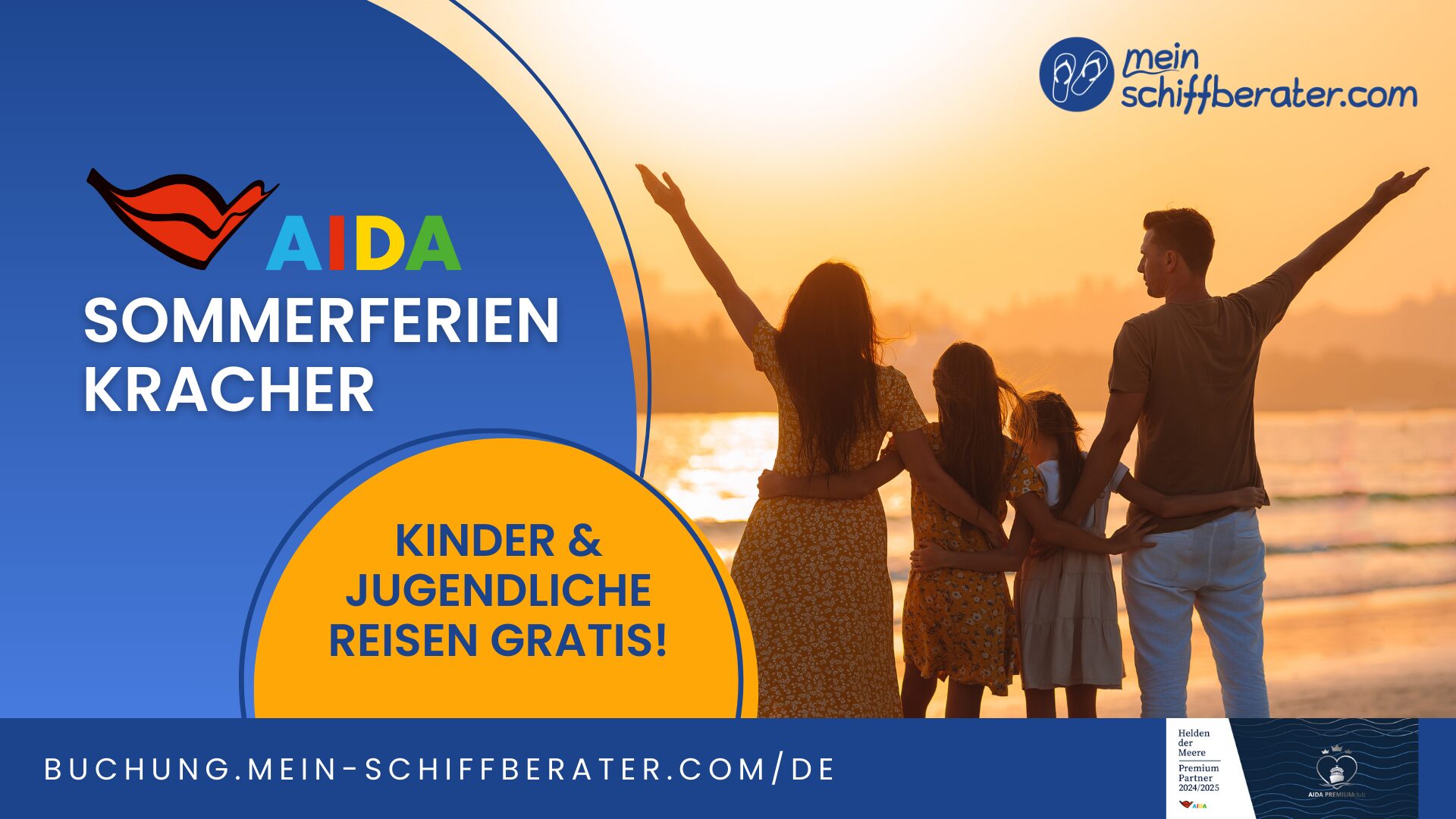 Familienurlaub zum Nulltarif – AIDA Verlockung der Woche!