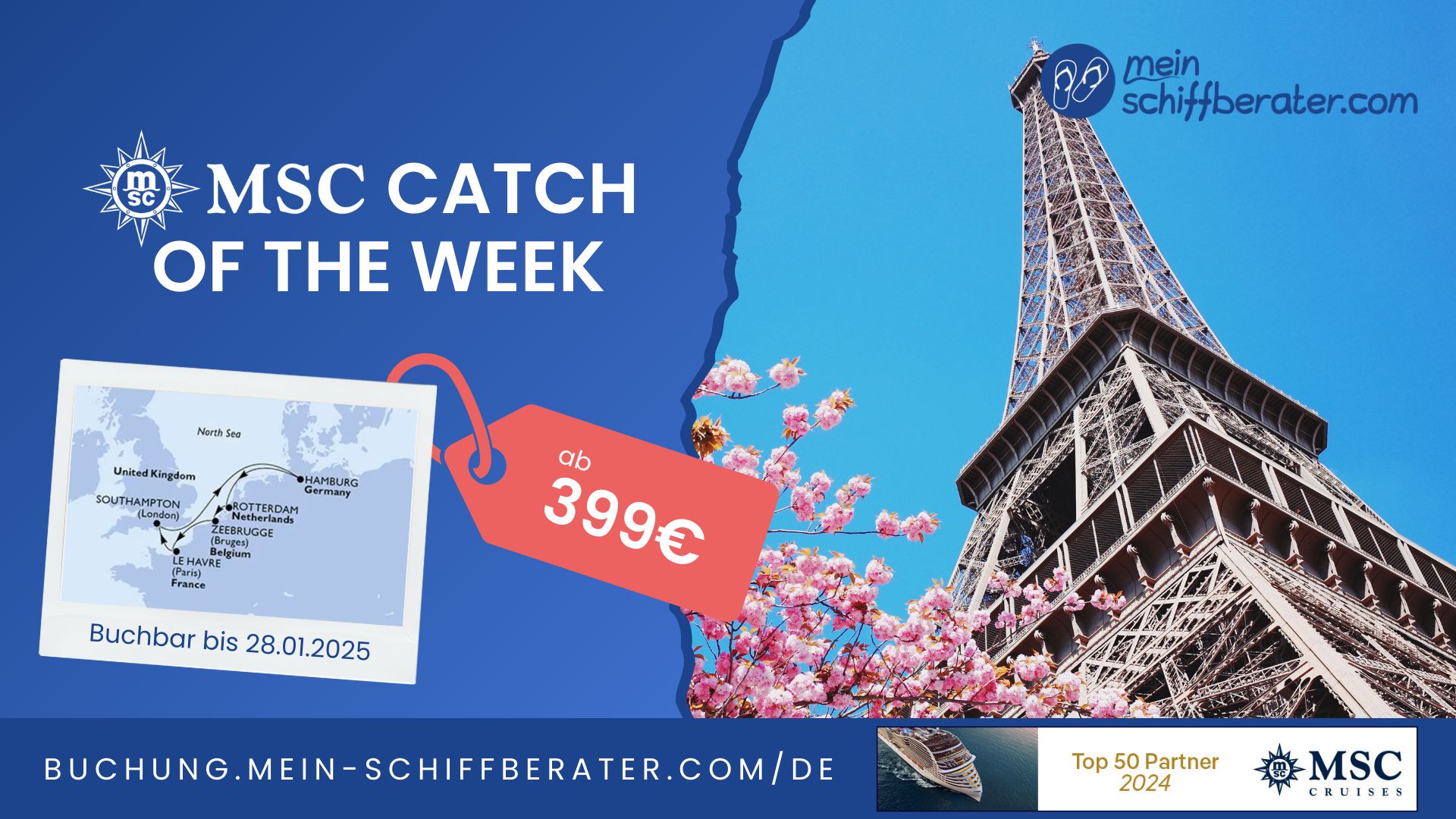 MSC Catch of the Week: Kreuzfahrt-Knaller Nordeuropa ab nur 399 €