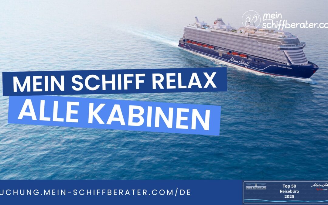 Entdecke die Kabinenvielfalt auf der neuen Mein Schiff Relax