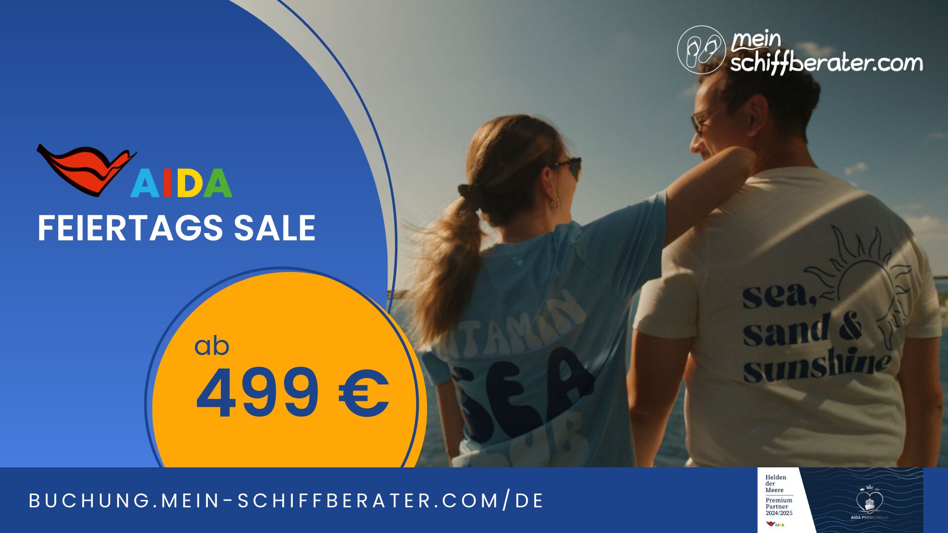Feiertags-Sale bei AIDA: Sommerreisen ab 499 €