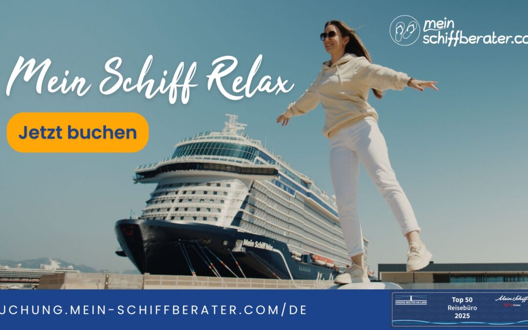 Buchen und entspannen: Die neue Mein Schiff Relax hebt Wohlfühlen auf ein neues Level!