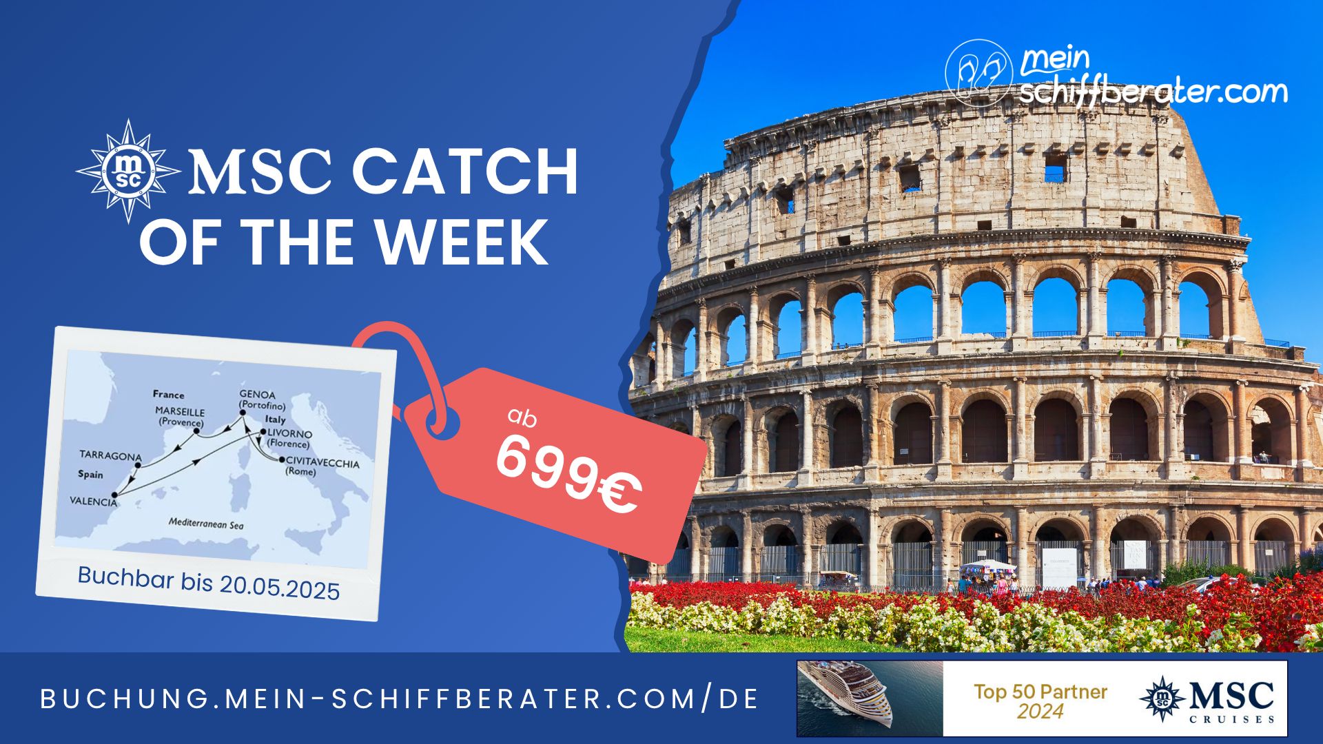MSC Cruises Catch of the Week: Mittelmeer-Schmankerl zum Schnäppchenpreis