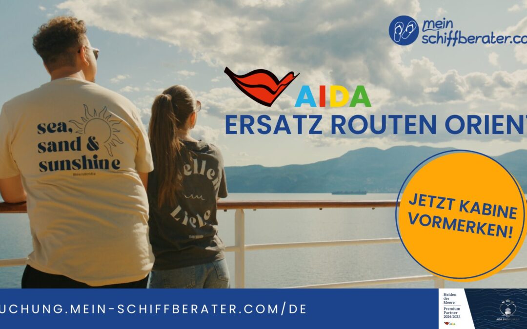 AIDA sagt Orient-Saison 2025/26 ab – Das sind die neuen Reisen mit AIDAprima & AIDAbella