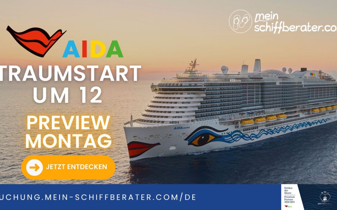 AIDA Traumstart um 12: Adria & Östliches Mittelmeer mit AIDAblu