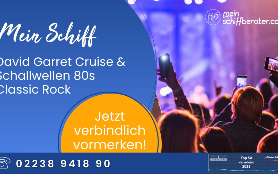 Musik meets Kreuzfahrt: Die neuen Eventreisen von Mein Schiff®!