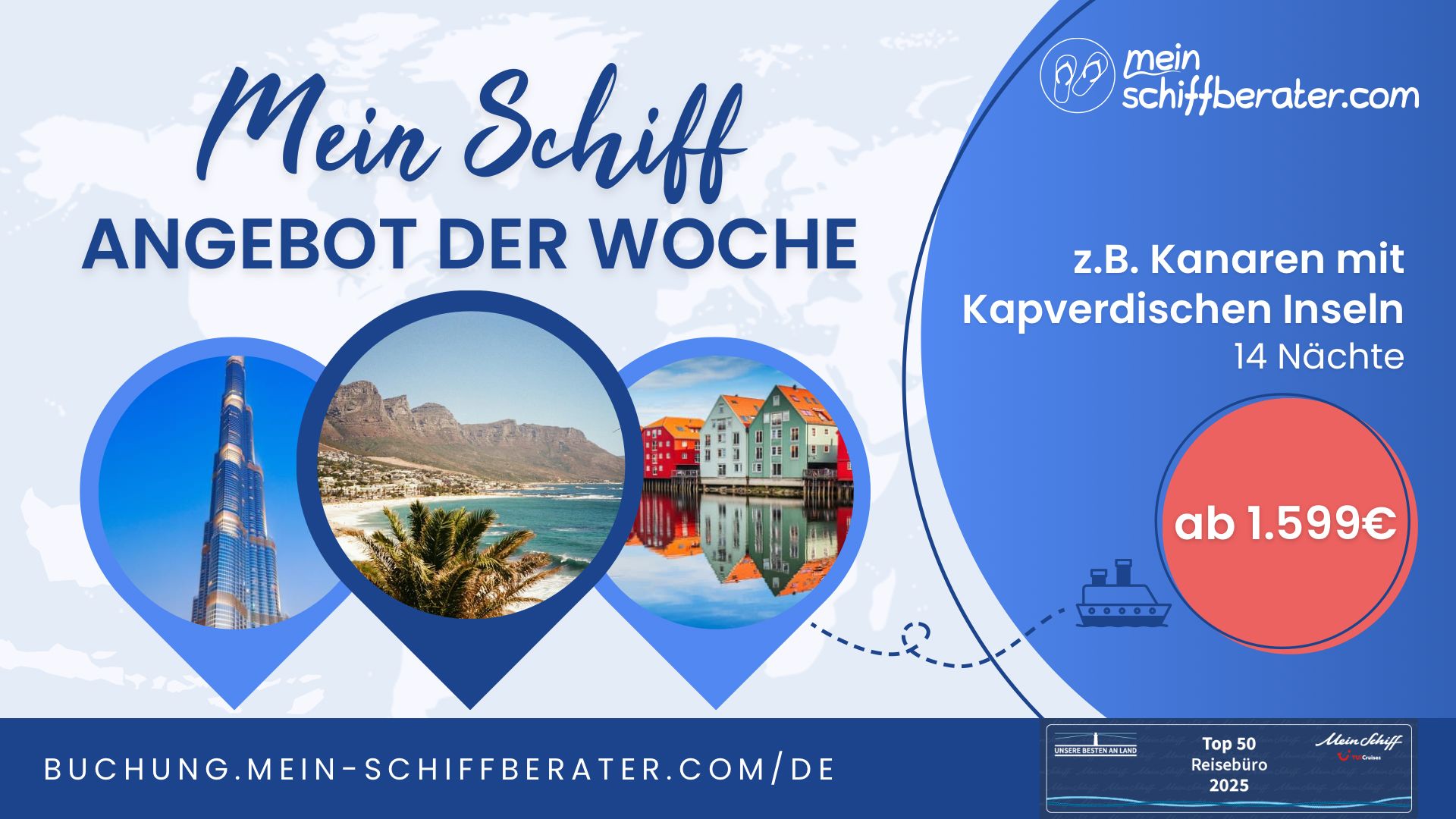 Mein Schiff® Angebot der Woche“ – Diese 3 Kreuzfahrten willst du garantiert nicht verpassen!
