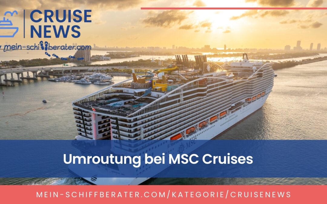 MSC Cruises sagt Reise ab